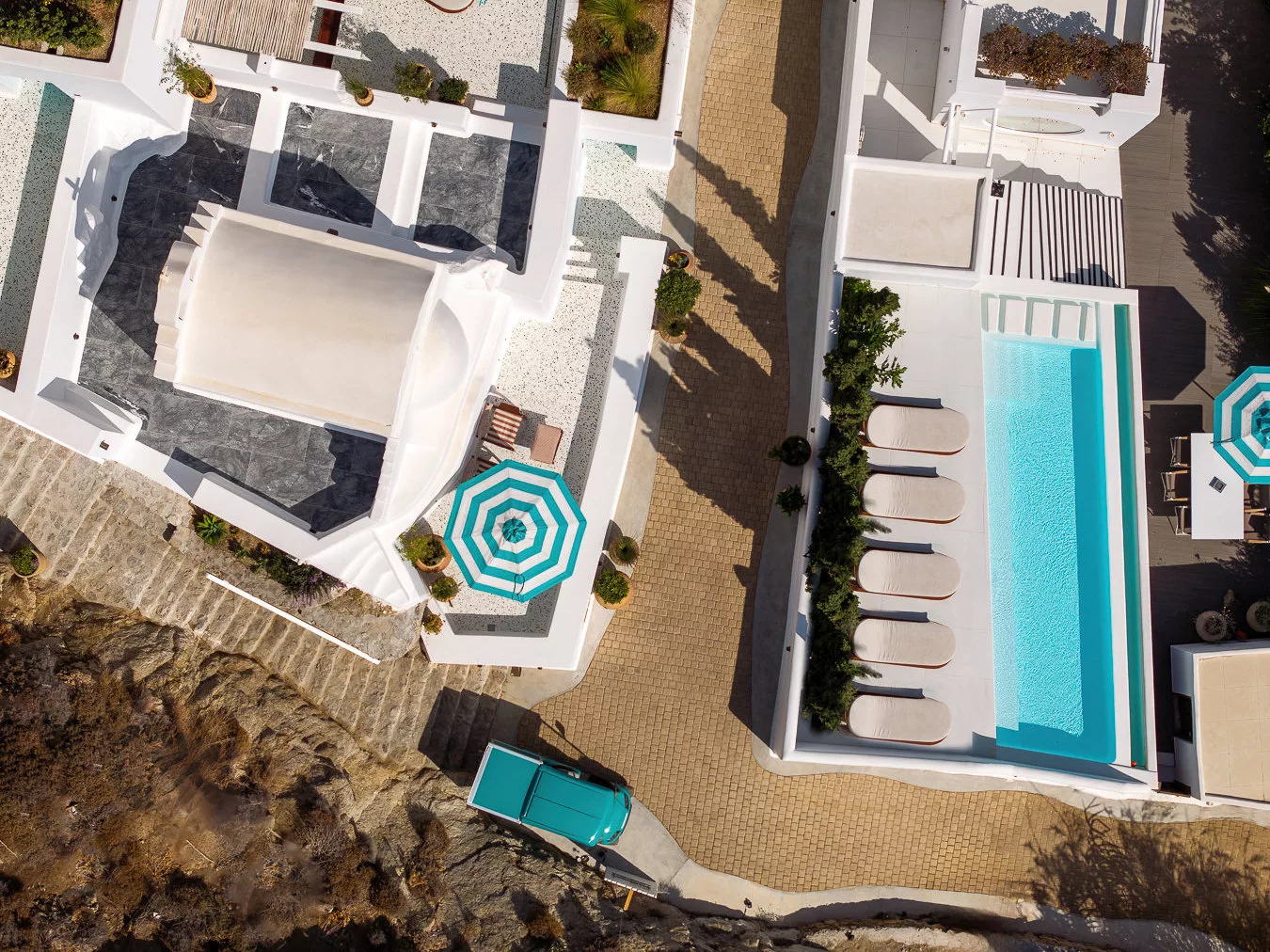 Hotel Photography for Nammos Hotel, Mykonos by George Fakaros +306972309008